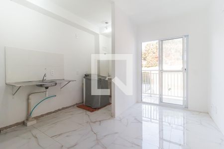 Sala/Cozinha de apartamento para alugar com 2 quartos, 52m² em Jardim Obelisco, Poá
