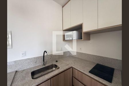 Cozinha de apartamento para alugar com 1 quarto, 30m² em Ouro Preto, Belo Horizonte