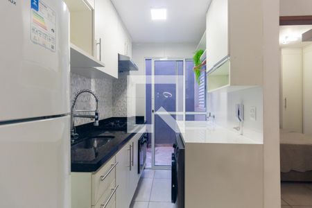 Cozinha de apartamento para alugar com 1 quarto, 43m² em Vila Ivone, São Paulo