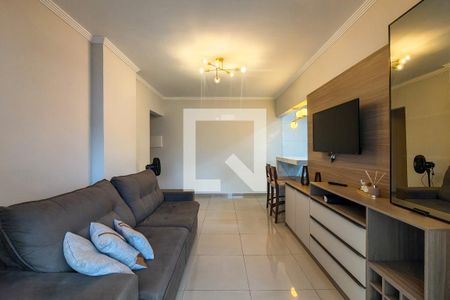 Sala de apartamento para alugar com 2 quartos, 77m² em Aviação, Praia Grande
