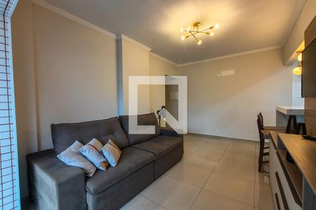 Sala de apartamento para alugar com 2 quartos, 77m² em Aviação, Praia Grande