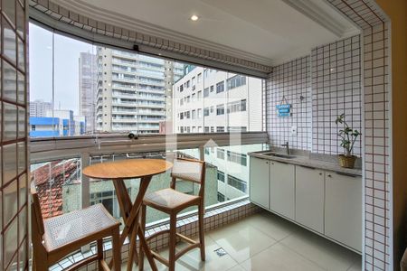 Sacada  de apartamento para alugar com 2 quartos, 77m² em Aviação, Praia Grande