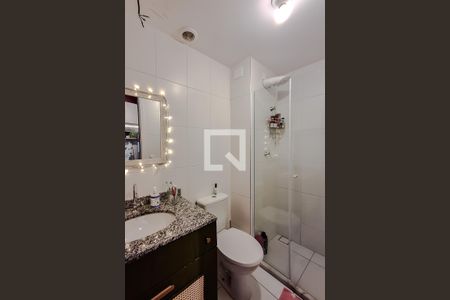 Banheiro de kitnet/studio para alugar com 1 quarto, 27m² em Ipiranga, São Paulo