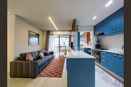 Sala de apartamento para alugar com 2 quartos, 69m² em Brooklin, São Paulo
