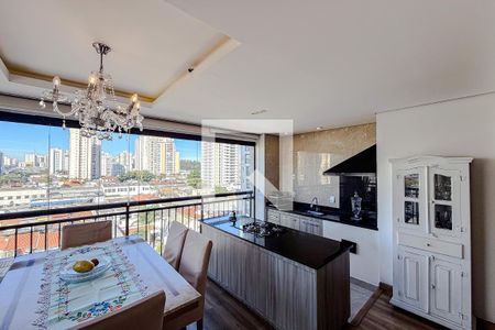Varanda/Cozinha de apartamento à venda com 3 quartos, 98m² em Ipiranga, São Paulo