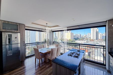 Varanda/Cozinha de apartamento à venda com 3 quartos, 98m² em Ipiranga, São Paulo