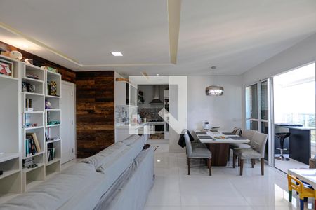 Sala de apartamento para alugar com 3 quartos, 110m² em Loteamento Mogilar, Mogi das Cruzes