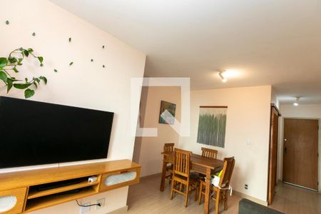 SALA DOIS AMBIENTES de apartamento à venda com 3 quartos, 69m² em Vila Nova Teixeira, Campinas