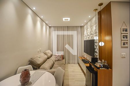 Sala de apartamento à venda com 1 quarto, 43m² em Jardim Marina, São Bernardo do Campo