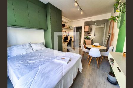 Sala/Cozinha de kitnet/studio para alugar com 1 quarto, 24m² em Vila Buarque, São Paulo
