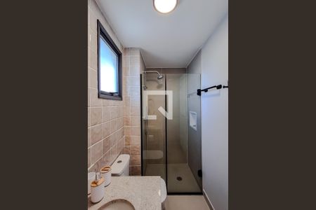 Banheiro de kitnet/studio para alugar com 1 quarto, 34m² em Ipiranga, São Paulo