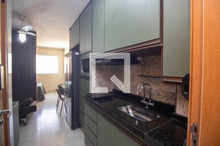 Cozinha - Armários de kitnet/studio para alugar com 1 quarto, 25m² em Vila Mazzei, São Paulo