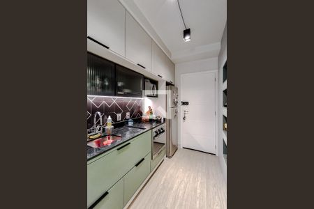 Cozinha de kitnet/studio à venda com 1 quarto, 27m² em Vila Mariana, São Paulo