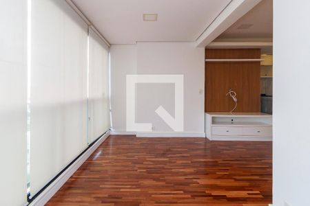 Sala - Varanda de apartamento à venda com 1 quarto, 49m² em Jardim Santo Amaro, São Paulo