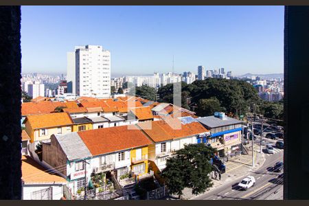 Varanda de kitnet/studio para alugar com 1 quarto, 27m² em Vila Anglo Brasileira, São Paulo