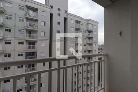 Sacada da Sala de apartamento à venda com 1 quarto, 38m² em Santa Terezinha, Santo André
