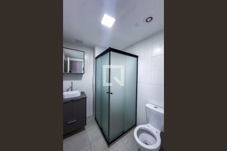 Banheiro de kitnet/studio à venda com 1 quarto, 26m² em Alto da Mooca, São Paulo