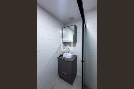 Banheiro de kitnet/studio à venda com 1 quarto, 26m² em Alto da Mooca, São Paulo