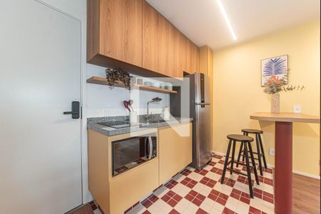 Cozinha de apartamento à venda com 1 quarto, 34m² em Vila Congonhas, São Paulo