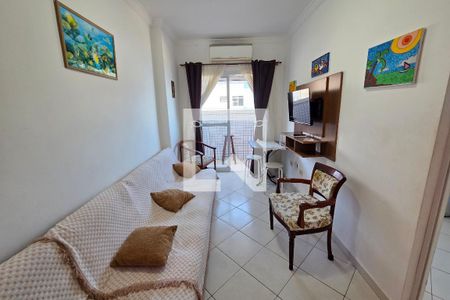 Sala de apartamento para alugar com 2 quartos, 65m² em Cidade Ocian, Praia Grande