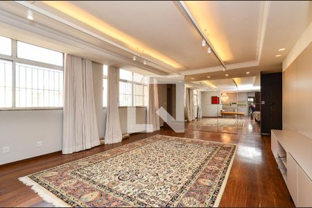 Sala de Estar de apartamento à venda com 5 quartos, 400m² em Lourdes, Belo Horizonte