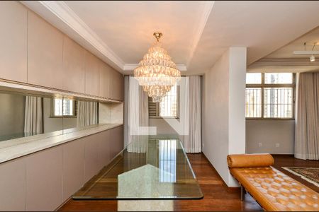 Sala de Jantar de apartamento à venda com 5 quartos, 400m² em Lourdes, Belo Horizonte