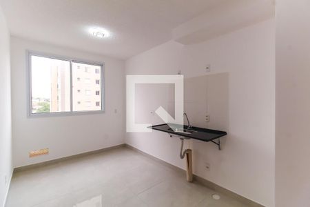 Sala/Cozinha de apartamento à venda com 1 quarto, 25m² em Belenzinho, São Paulo