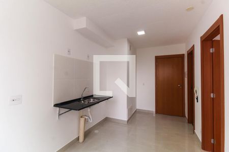 Sala/Cozinha de apartamento à venda com 1 quarto, 25m² em Belenzinho, São Paulo