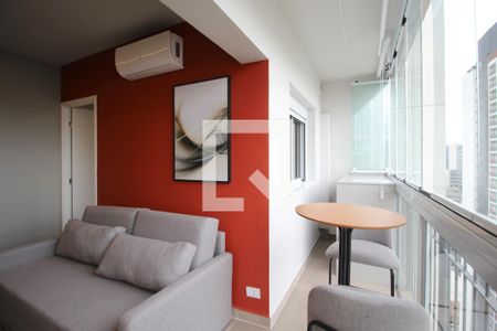 Sala de apartamento para alugar com 1 quarto, 30m² em Vila Olímpia, São Paulo