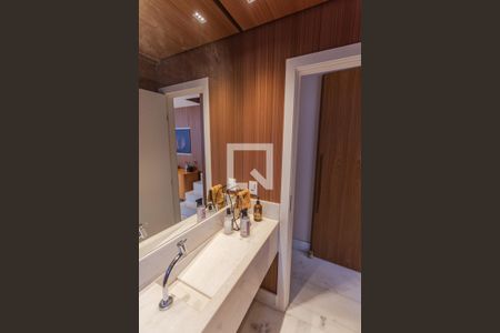 Lavabo na Sala de apartamento à venda com 5 quartos, 384m² em Savassi, Belo Horizonte