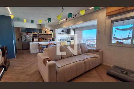 Sala de apartamento à venda com 2 quartos, 137m² em Jardim Chácara Inglesa, São Bernardo do Campo