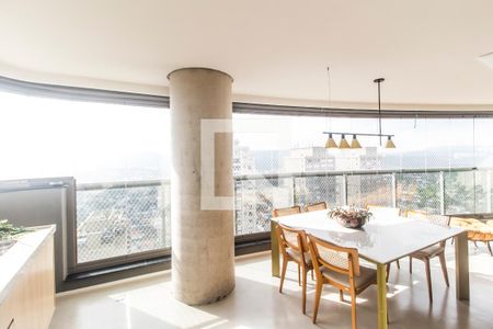 Varanda gourmet de apartamento à venda com 3 quartos, 180m² em Alphaville Empresarial, Barueri