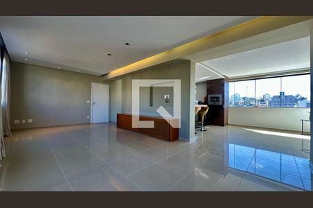 Sala  de apartamento à venda com 4 quartos, 144m² em Coração Eucarístico, Belo Horizonte