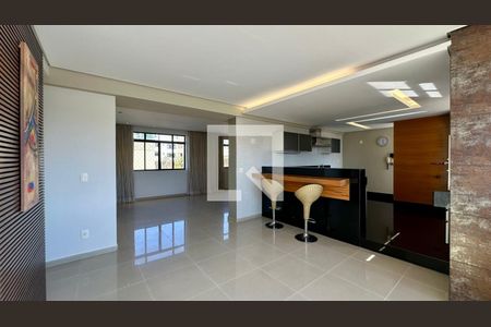 Sala  de apartamento à venda com 4 quartos, 144m² em Coração Eucarístico, Belo Horizonte