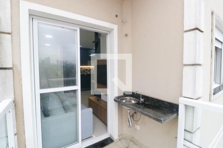 Varanda da Sala de apartamento para alugar com 2 quartos, 41m² em Vila Guiomar, Santo André