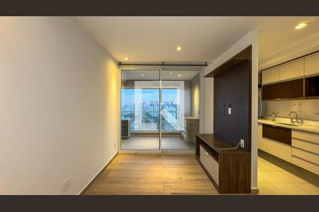 Sala de apartamento para alugar com 1 quarto, 44m² em Brooklin, São Paulo