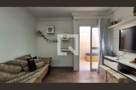 Sala  de apartamento à venda com 2 quartos, 70m² em Vila Alpina, Santo André