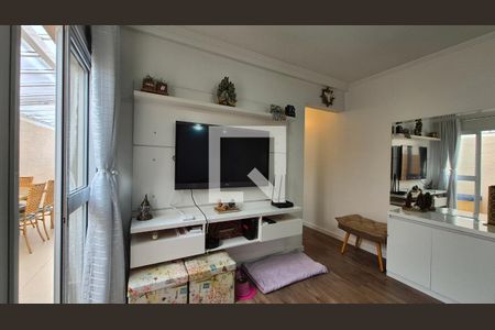 Sala  de apartamento à venda com 2 quartos, 70m² em Vila Alpina, Santo André