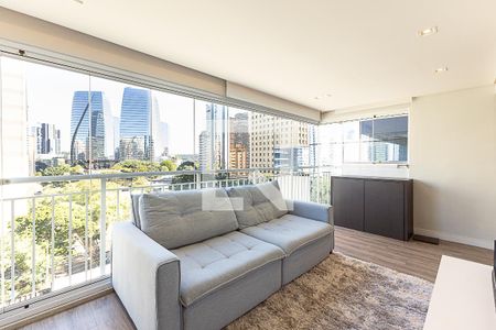 Sala de apartamento para alugar com 1 quarto, 56m² em Vila Nova Conceição, São Paulo