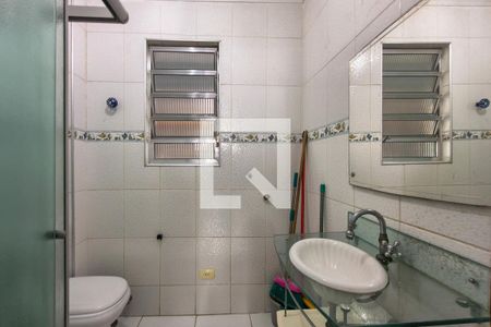 Banheiro  de apartamento para alugar com 1 quarto, 50m² em Boqueirão, Praia Grande