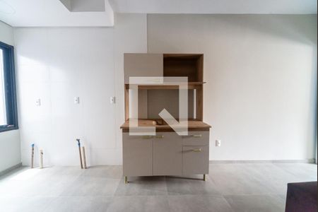 Cozinha e area de serviço de apartamento para alugar com 1 quarto, 30m² em Jardim Algarve, Viamão