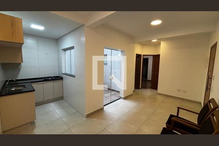 Sala - Sala de Jantar  de apartamento para alugar com 2 quartos, 61m² em Vila Alice, Santo André