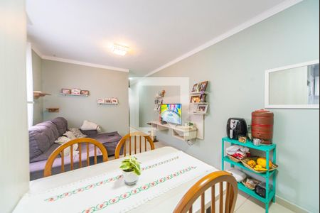 Sala de apartamento à venda com 2 quartos, 54m² em Campestre, Santo André