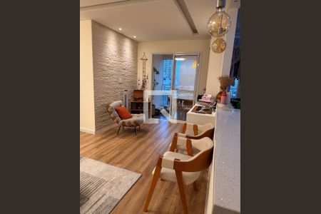 Sala de apartamento à venda com 2 quartos, 70m² em Olímpico, São Caetano do Sul