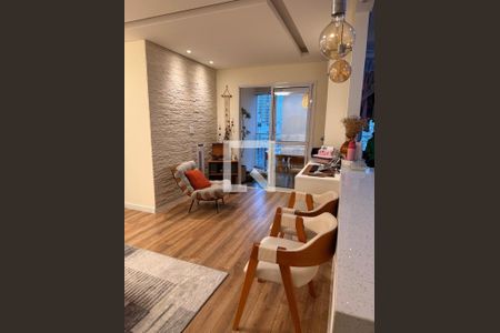 Sala de apartamento à venda com 2 quartos, 70m² em Olímpico, São Caetano do Sul