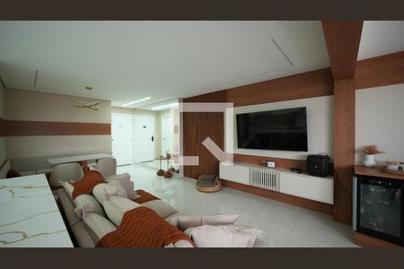 Sala de apartamento à venda com 3 quartos, 125m² em Vila Santa Teresa, Santo André