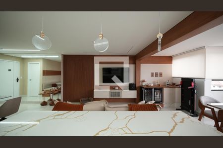Sala de apartamento à venda com 3 quartos, 125m² em Vila Santa Teresa, Santo André