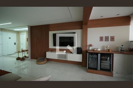Sala de apartamento à venda com 3 quartos, 125m² em Vila Santa Teresa, Santo André