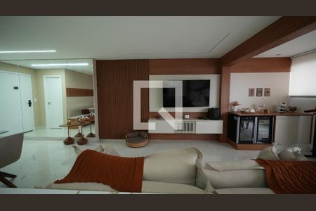 Sala de apartamento à venda com 3 quartos, 125m² em Vila Santa Teresa, Santo André