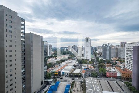 Sala/Cozinha - Vista de apartamento para alugar com 2 quartos, 89m² em Pinheiros, São Paulo